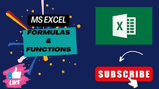 MS Excel Functions & Formulas