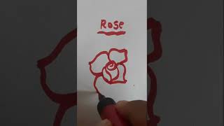 R for rose 🌹 # shorts # youtubeshort # kidsclass # toddler #Coloring Fun