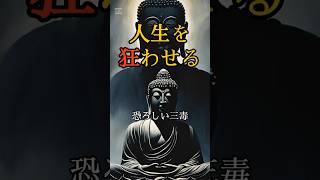 【ブッダの教え】人生を狂わせる「三毒」とは‥｜#shorts #ブッダの教え #仏教 #瞑想 #開運 #マインドフルネス #名言 #スピリチュアル