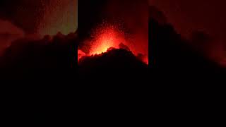 Mount Etna eruption lights up Italy's night sky