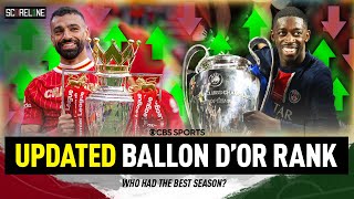 UPDATED Ballon D'or Rankings Post Club World Cup 🤔📈 | Dembele, Salah, Lamine Yamal | Scoreline