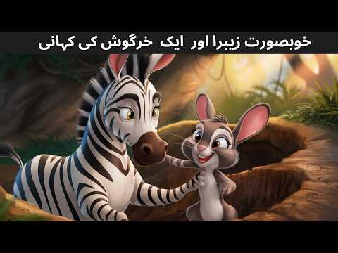 Zebra and Rabbit's Amazing Friendship | Heartwarming Animal Story"#cartoon #animation #hindistories