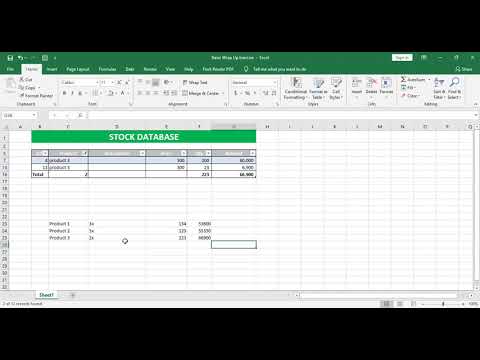 Basic Excel Wrap Up 2