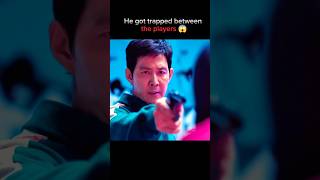 He got trapped between the players 😱| #squidgame #kdrama #viral