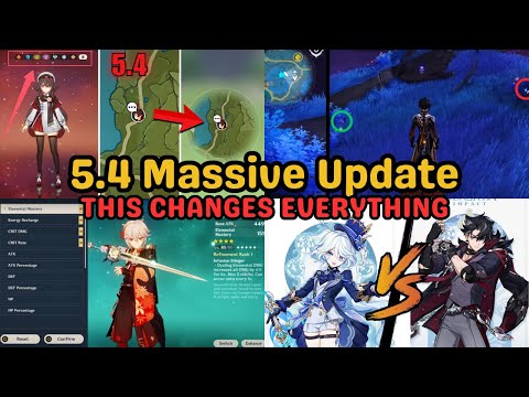 Massive Changes in Genshin Impact 5.4: New Characters, Events, and Game-Changing Updates!