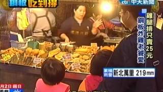 樂華夜市銅板小吃 25元炸雞人氣夯