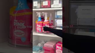 my top 5 pink cleaning products 🎀 #shorts #cleantok #cleaningproducts #cleaningmotivation