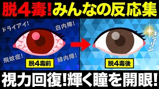 【聞き流し】視力が回復したコメント集めてみた！4毒抜きを実践したみんなの反応集！