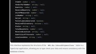 How to use AI to automatically create TypeScript Frontend models from a backend SQL Schema