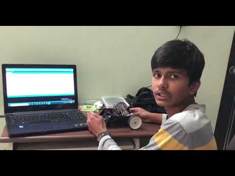 Obstacle Avoider Car Using Ultrasonic Sensor | Arduino Project | By Hit Baldha