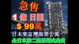 在日本東京買房|日本房價|售價1億日元的日本東京港區新型塔式公寓,從房間可以看到市中心、台場、富士山,您可以看到東京灣上空的煙火表演在日本买房\日本二手房价格,东京近郊的二手日本一户建.二手公寓東京,
