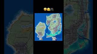 GTA VI MAP SIZE! 😱🫠🎮 #shorts #gta6 #gtavi #trailer