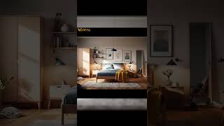 AI Creates Cinematic IKEA Self-Assembling Bedroom | AIVid. App Demo