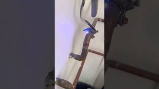 Major grounding issue + lightning strike + loose cold water bond clamp = this!