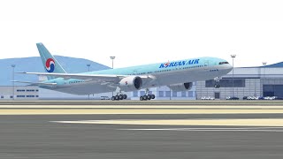 Korean Air Boeing 777-300ER | From Seoul to New York LIVE | Departure from Seoul | Infinite Flight