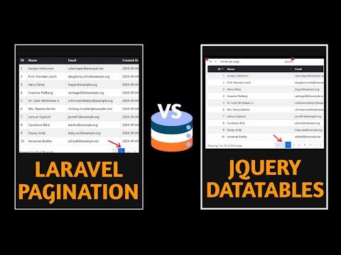 Laravel Pagination vs jQuery DataTables: Which is Faster?