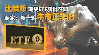 比特币现货ETF获批在即，专家指新一轮牛市正来临📈 #比特币现货 #比特币现货ETF #牛市