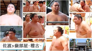 佐渡ヶ嶽部屋朝稽古＜令和7年名古屋場所前＞SUMO