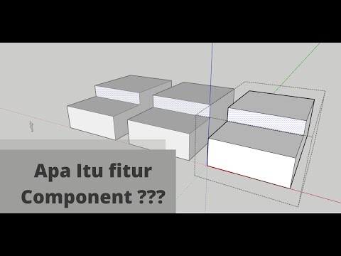 Tutorial Make Component  pada SketchUp