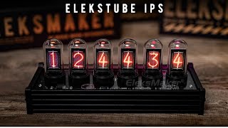 Eleksmaker Jam Digital klasik - jam meja dengan cahaya RGB - desk clock Classic