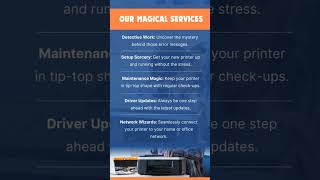 Printer Support Services! #itsupportservices #printersupport #manageditservices