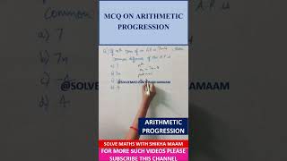 Unlock the Secret: Find Common Difference in Arithmetic Progression! 🔑✨ #shorts #shortsfeed #class10