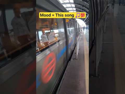 Metro vibes + music = perfect combo 🔥 #bhojpurisong #bhojpuri_status