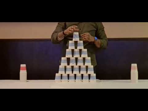 Stack Attack Game demo on Gulf Seafood Annual day celebration Jan 2023.