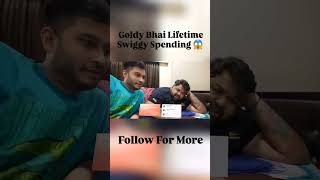 Goldy Bhai Lifetime Swiggy Spending 🤯😱 #goldybhai #s8ul #s8ulgaminghouse #soulmortal #bgmi #shorts