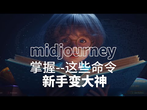 midjourney你真的学会了？这些命令你可能从没用过，但超级好用，ai绘画保姆级详细教学演示，小白新手一定要学会，学会新手变大神，去背景，负权重，种子数，无缝衔接图等（下）
