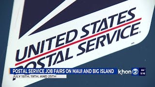 Job alert: USPS hosts job fair on Hawaii Island, Maui