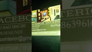 Visiting card of space box