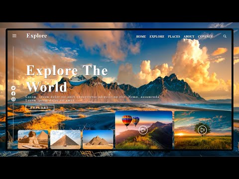 How To Create Website Using HTML & CSS