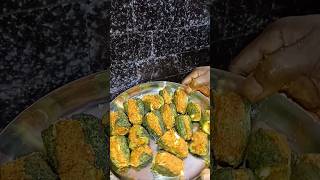 Masala bharwa Karela mirchi #ytshortsA #food #subscribe #recipe #support #cooking #viralshort