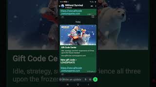 new gift code on without survival | 30 june 2025 | #shorts #giftcode #withoutsurvival #gift #code