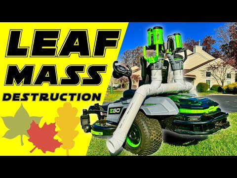 EGO Leaf Bazooka | Fall Leaf Cleaning Beast!!!