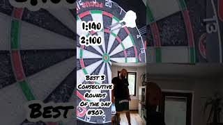 best 9 consecutive #darts #oftheday #bestof #bestoftheday #dart #shorts #shortvideo #short  #viral