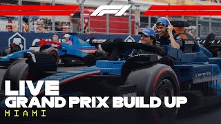 LIVE: F1 Drivers Drive 10 Life-Size LEGO Cars! Miami Grand Prix Drivers Parade