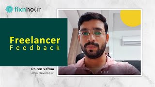 Another Great Experience With Freelance Java Developer - Feedback for Fixnhour | Reviews