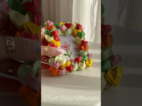 DIY cute photo frame #diy #craft #diycrafts #crafteasymoments #photoframe