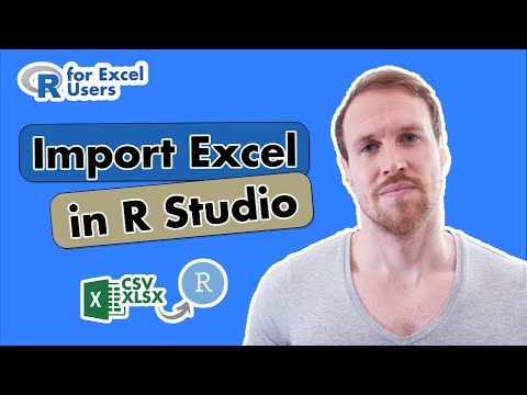 How to Import CSV & XLSX Files into R Studio & View the Data | R for Excel Users & Beginners