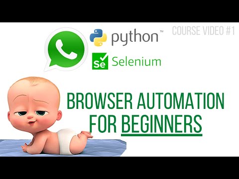Browser Automation using python and selenium | Course introduction