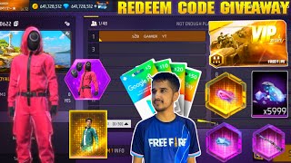 FREE FIRE LIVE REDEEM CODE GIVEAWAY💎|| FREE FIRE LIVE CUSTOM ROOM DIAMOND GIVEAWAY | FREE FIRE LIVE