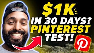 I Tried Making $1K on Pinterest (30 Days)