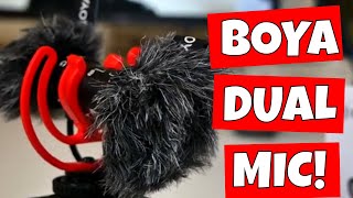 Mini Shotgun MIC With DUAL Front & Rear Pickup BOYA BY MM1 PRO