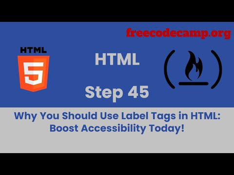 Why You Should Use Label Tags in HTML: Boost Accessibility Today!