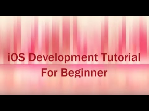 iOS Development Tutorial For Beginner: Introduction