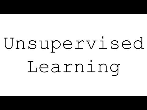 Unsupervised Learning