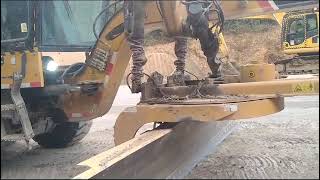 TEST Cutting Blade Motor Grader Sany STG230!!