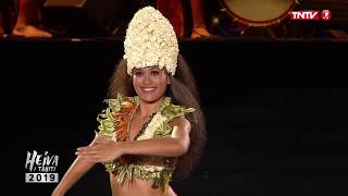 HEIVA I TAHITI 2019 Aiatua IOTUA PUPU TUHAA PAE (2e prix Meilleure danseuse)